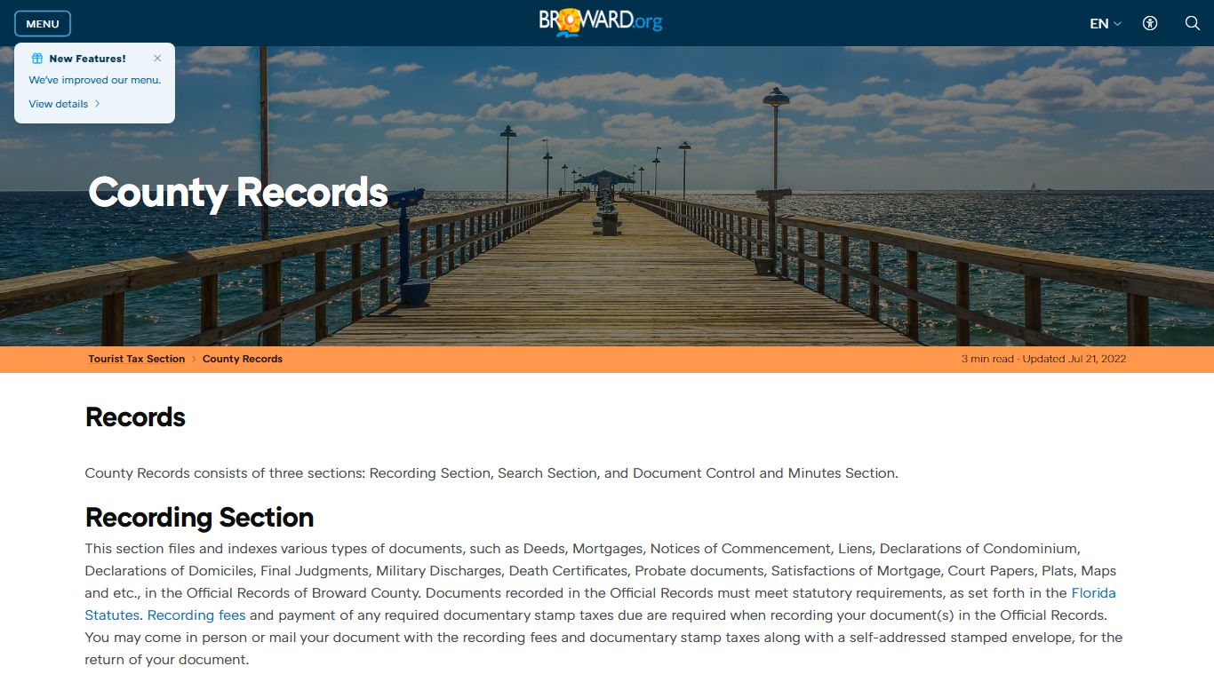 Records County Records - Broward County, Florida